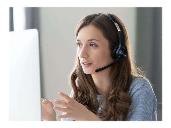 Creative Chat USB - Hodesett - on-ear - kablet - USB-C - svart