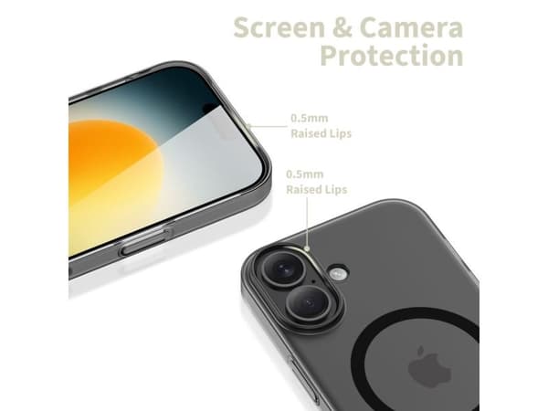 Tech-Protect MagSlim MagSafe-etui for iPhone 17 - matt sort