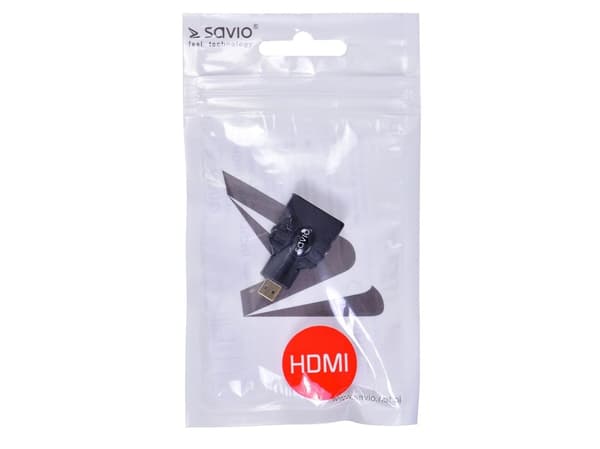 Savio CL-17, Micro-HDMI, HDMI, musta