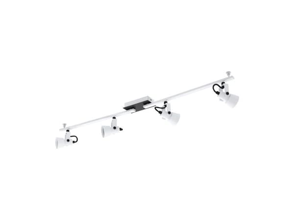 EGLO TRILLO spot 4x400 lm hvit/sort