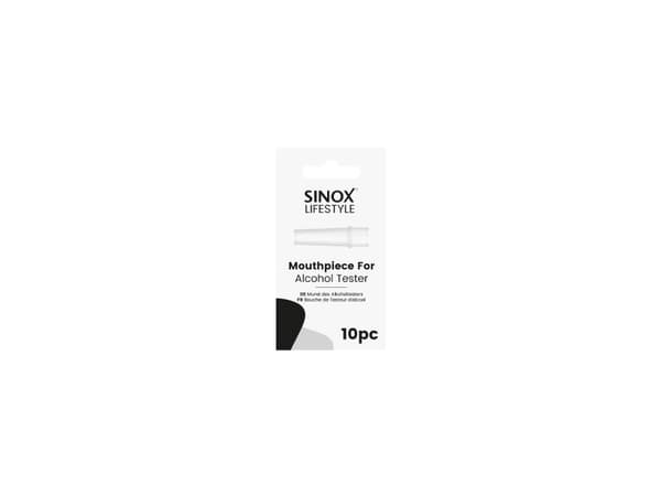 Extra munstycken till Sinox Breath Alcohol Tester