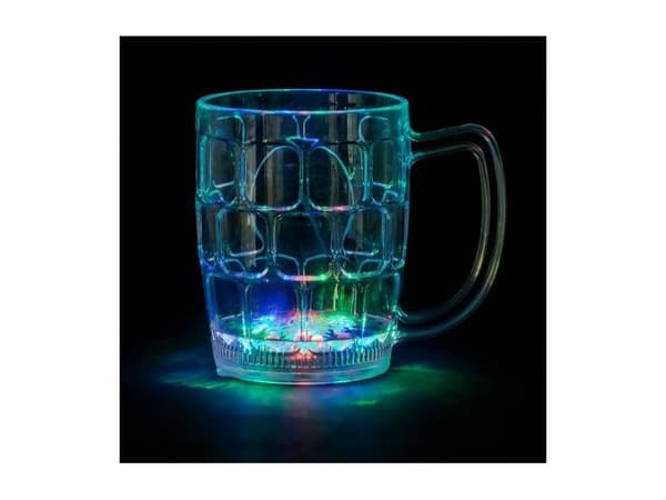 Ølkrus med LED-lys, 550 ml