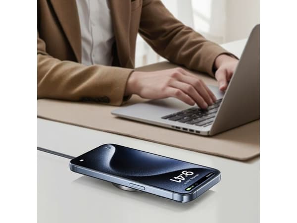 Acefast E24 Qi2 15W Magnetic Inductive Charger with 1.2m USB-C Cable - Black