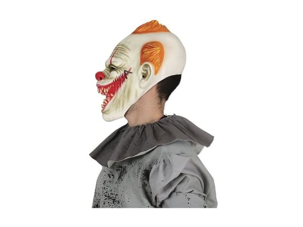 Leende clownmask