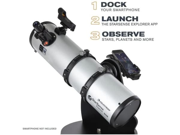 Celestron 22481, Digitalt, Sort, Stål, Metall, 307x, 19x, Celestron Starry Night Basic Edition Software and StarSense Explorer App