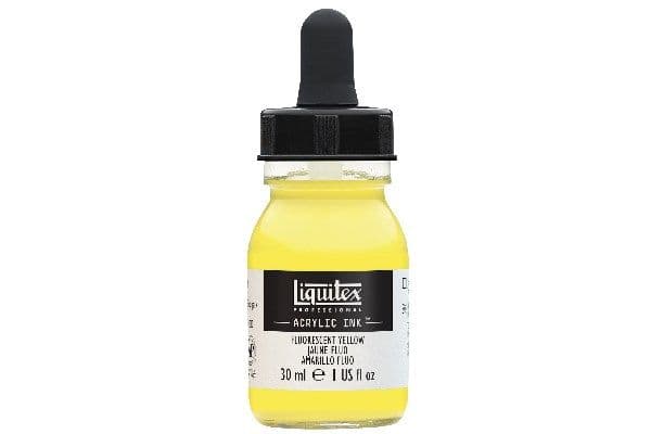 Proff. akrylfärg 30 ml fluorescerande gul 981