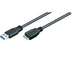 MicroConnect - USB-kabel - Micro-USB typ B (hane) till USB typ A (hane) - USB 3.0 - 5 m - svart
