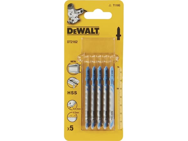 DeWALT DT2162-QZ, Figursågblad, 5 styck
