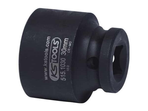 KS Tools 515.1030, Kraftpipe, Sort, 1 hoder, 1/2", Metrisk, 30 mm