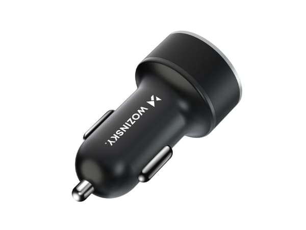 Wozinsky bil-lader USB-C USB-A 36W - svart