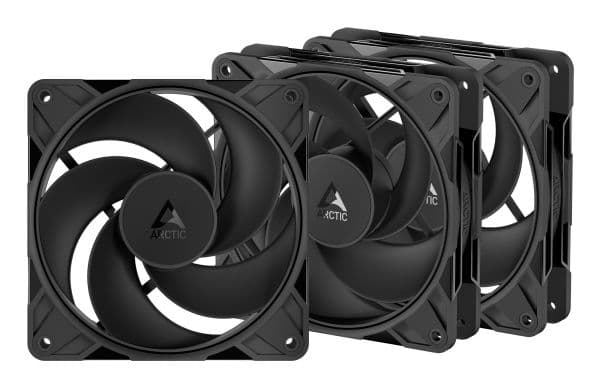 ARCTIC P12 PRO Reverse musta 3-pack | Kotelotuuletin