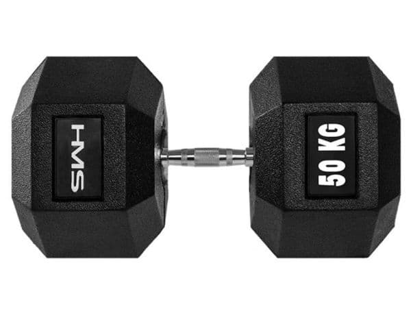 Käsipaino HMS Hex Pro - 50 kg