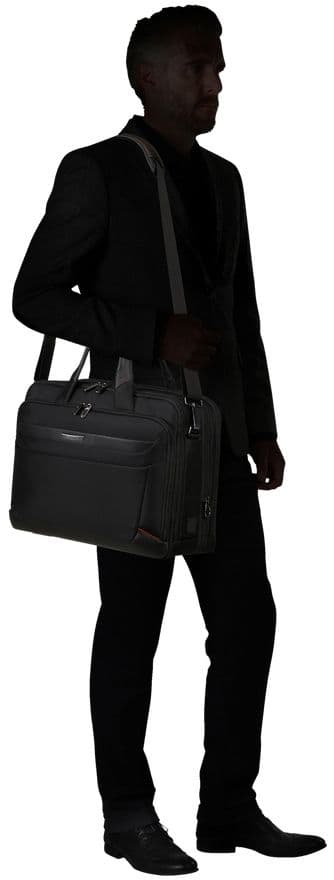 Samsonite Pro-DLX 6 - Notebook-väska - 17.3" - svart