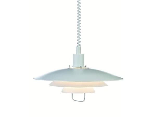 Markslöjd 102281 Height-Adjustable Pendant Light, Metal, E27, 26 Cm, White