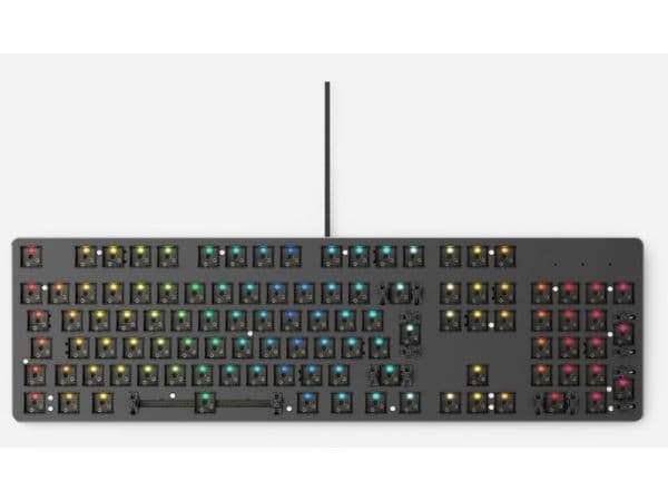 Glorious GMMK Full Size ISO - Customized - Tastatur - bakgrunnsbelyst - USB