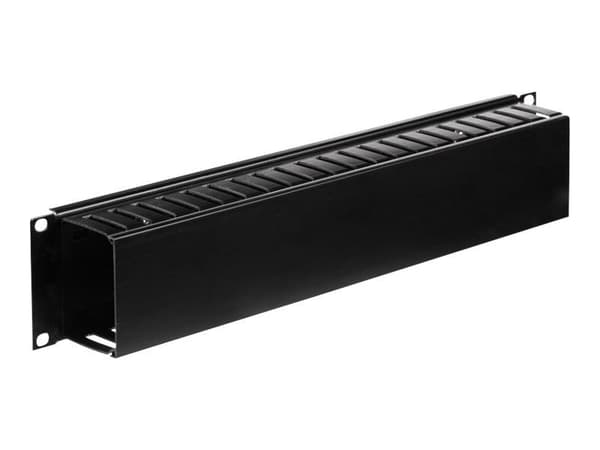 Netrack - Kabelordner - svart - 2U - 19"