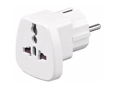 MicroConnect Universal adapter - Adapter för effektkontakt - vit