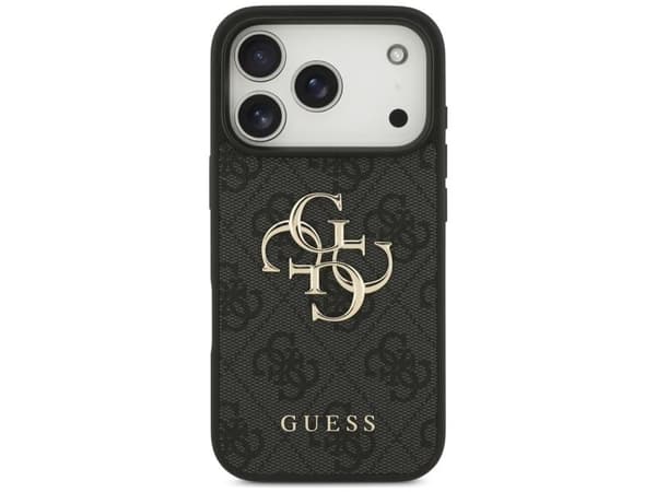 Guess 4G Big Logo Case for iPhone 17 Pro - Black