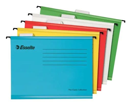 Esselte Pendaflex skilleark A4 papp Multic 5 stk
