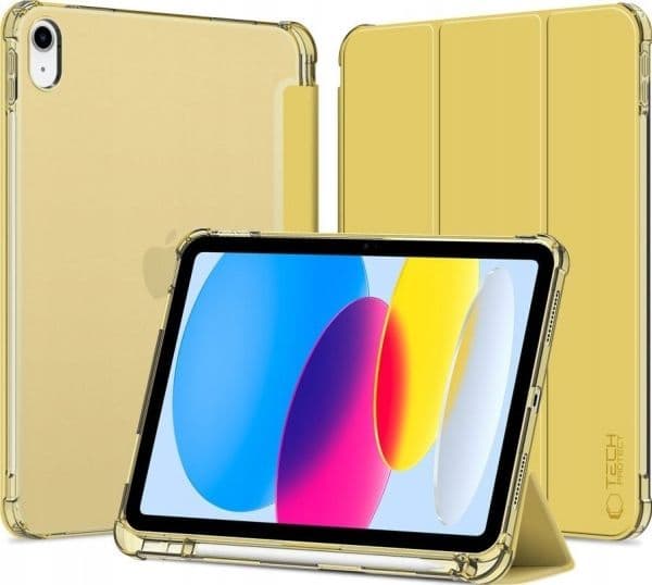 Tech-Protect SC Pen hybriddeksel til iPad 10 / 2022 - gul - transparent