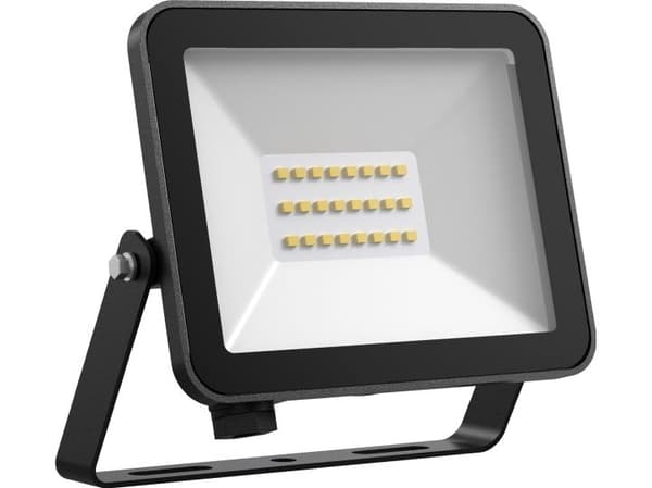 FOX FLOODLIGHT 20W 2330LM 4000K SORT inkl. 0,5m. kabel