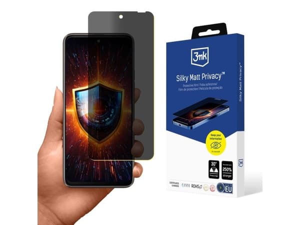 3mk Silky Matt Privacy-skydd för HTC U23 Pro