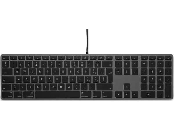 LMP 18251, Fullstor (100 %), Kabel, USB, QWERTY, Grå
