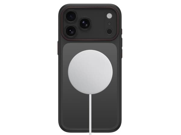 Tech-Protect MagCam MagSafe Case for iPhone 18 Pro / 17 Pro - Matte Black and Red