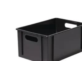 Klodskasse, Basic Box, sort, 12,5 L