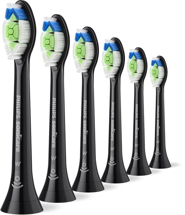 Philips Sonicare W2 Optimal White -hammasharjan päät - musta - 6 kpl