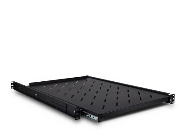 Inter-Tech SWAS-650/1000 - Rackgulvpanel - svart, RAL 9005 - 1U - 19"
