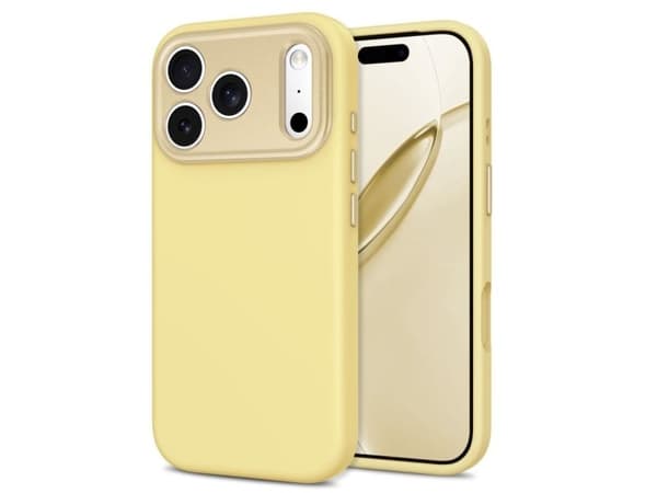Tech-Protect Uniq MagSafe CC case for iPhone 18 Pro / 17 Pro - yellow