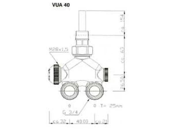 Herz fireveis ventil rett VUA 40 1/2" - 1 7783 41