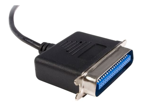 StarTech.com 10 ft USB to Parallel Printer Adapter - M/M - USB to ieee 1284 - USB to centronics - USB to Parallel Cable (ICUSB128410) - Parallell a...