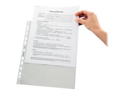 Pocket Leitz 75my A4 kirkas - (100 kpl)