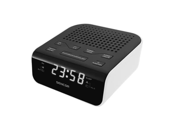 Sencor SRC 136 WH - Klockradio - vit
