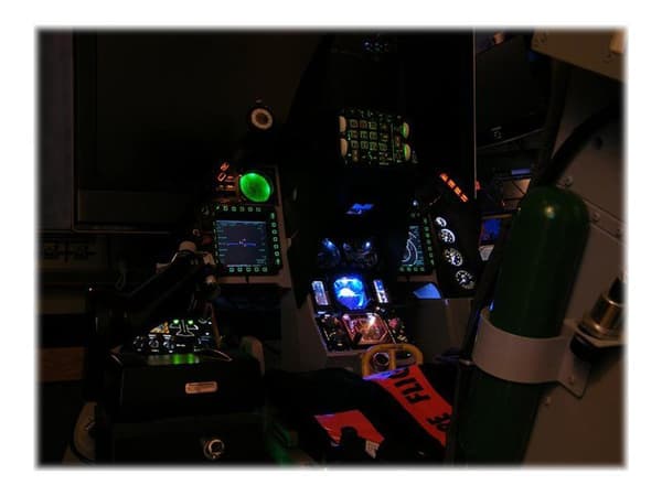 ThrustMaster MFD Cougar Pack - Instrumentpanel till flygsimulator - 20 knappar - kabelansluten (paket om 2)