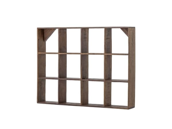 CREATIVE COLLECTION Tilo hylle, brun, resirkulert tre