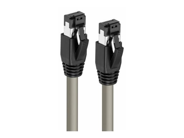 MicroConnect CAT8.1 S/FTP 3 m grå LSZH
