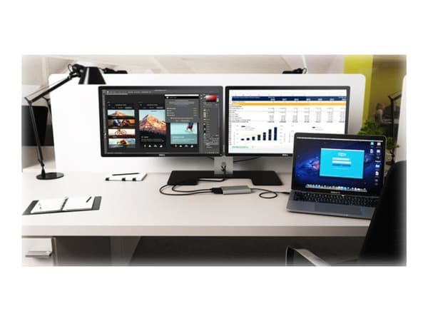 i-Tec Dual Display Port Video Adapter - Extern videoadapter - Thunderbolt 3 - 2 x DisplayPort