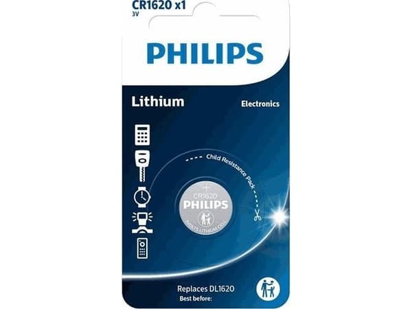 Philips CR1620 Knapcelle batteri 3V