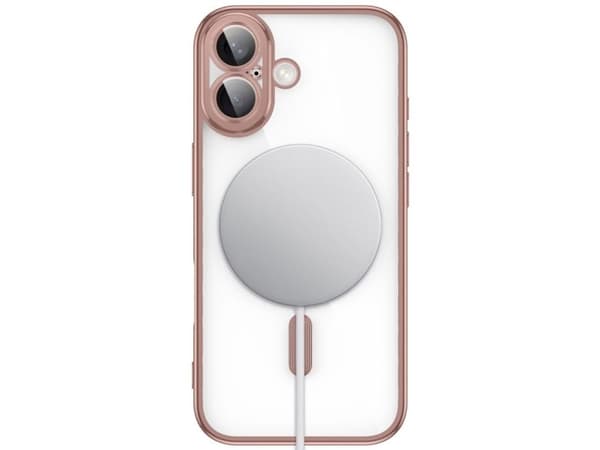 Tech-Protect MagFlex Case for iPhone 17 - Transparent Pink