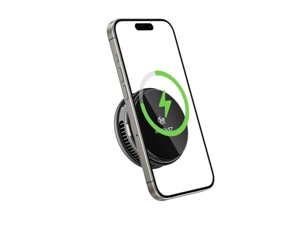 Acefast E47 Qi2 25W Magnetic Wireless Charger with Cooling - Black