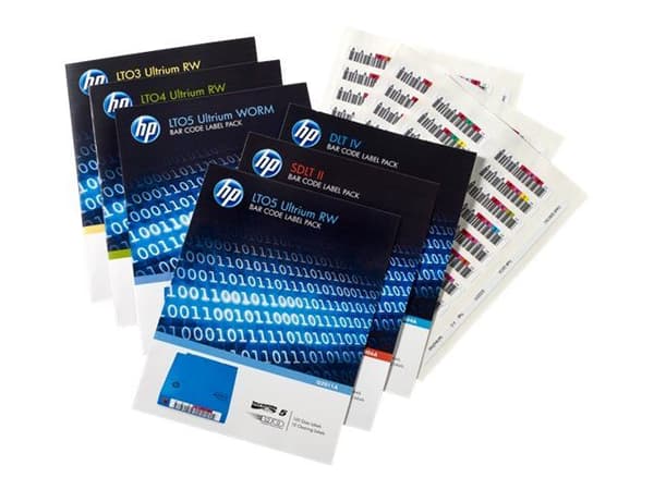 HPE RW Bar Code Label Pack - Streckkodsetiketter