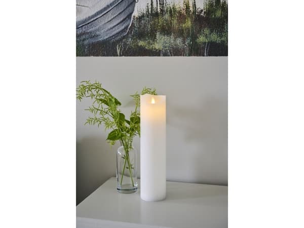 Sirius Sara ladattava, Ø7,5xH30cm, valkoinen