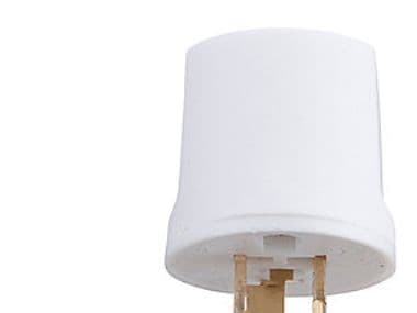 E-Line lampstickpropp m/jord 230V 10A – vit
