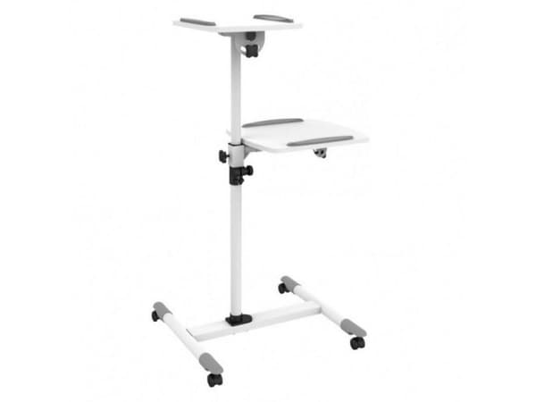 Techly ICA-TB TPM-6 multimedievagn & stativ vit