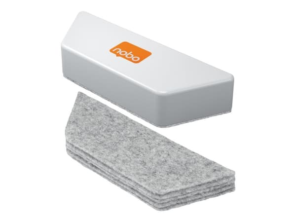 Magnetisk whiteboard torkar Nobo vit
