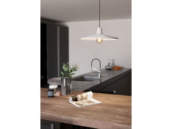 EGLO MINIERRE pendel E27 grå/svart