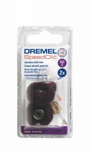 Dremel POLEREHJUL 512S 2 STK FIN